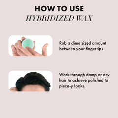 Hanz de Fuko Hybridized Wax – Doigts qui appliquent facilement, coiffage fluide