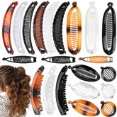 Hapdoo clips banane 21 pièces ensemble, maintien fiable et polyvalence coiffure