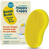 Brosse Beanie Happy Cappy, design pédiatrique, soin en douceur du cuir chevelu.