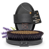 Happy Sol brosse-corps-cuivre-poignee, prise en main confortable et peut favoriser une meilleure circulation.