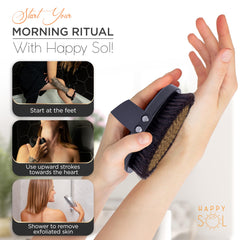 Happy Sol etui-transport, pochette pratique pour emporter votre brosse.