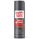 HAPPY NUTS Big Wood, bouteille douche pratique pour un soin quotidien efficace.