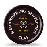 Hardworking Gentlemen pot-pate-cheveux-argane: texture riche, modelage durable sans résidu.