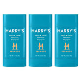 Harry's Redwood baton : application facile et sensation de fraîcheur durable.
