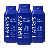Harry's gel douche Stone : bouteille et mousse riche pour peau douce.