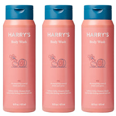 Bouteille Harry's Gel Douche Figue, parfum frais réveillant les sens chaque matin.
