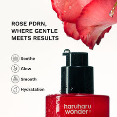 HARUHARU Rose PDRN Serum apaisement-rougeurs: action douce sur peau sensible