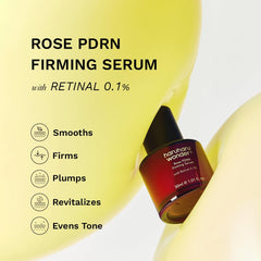HARUHARU Wonder Rose PDRN Sérum – pipette, application précise pour une absorption légère.