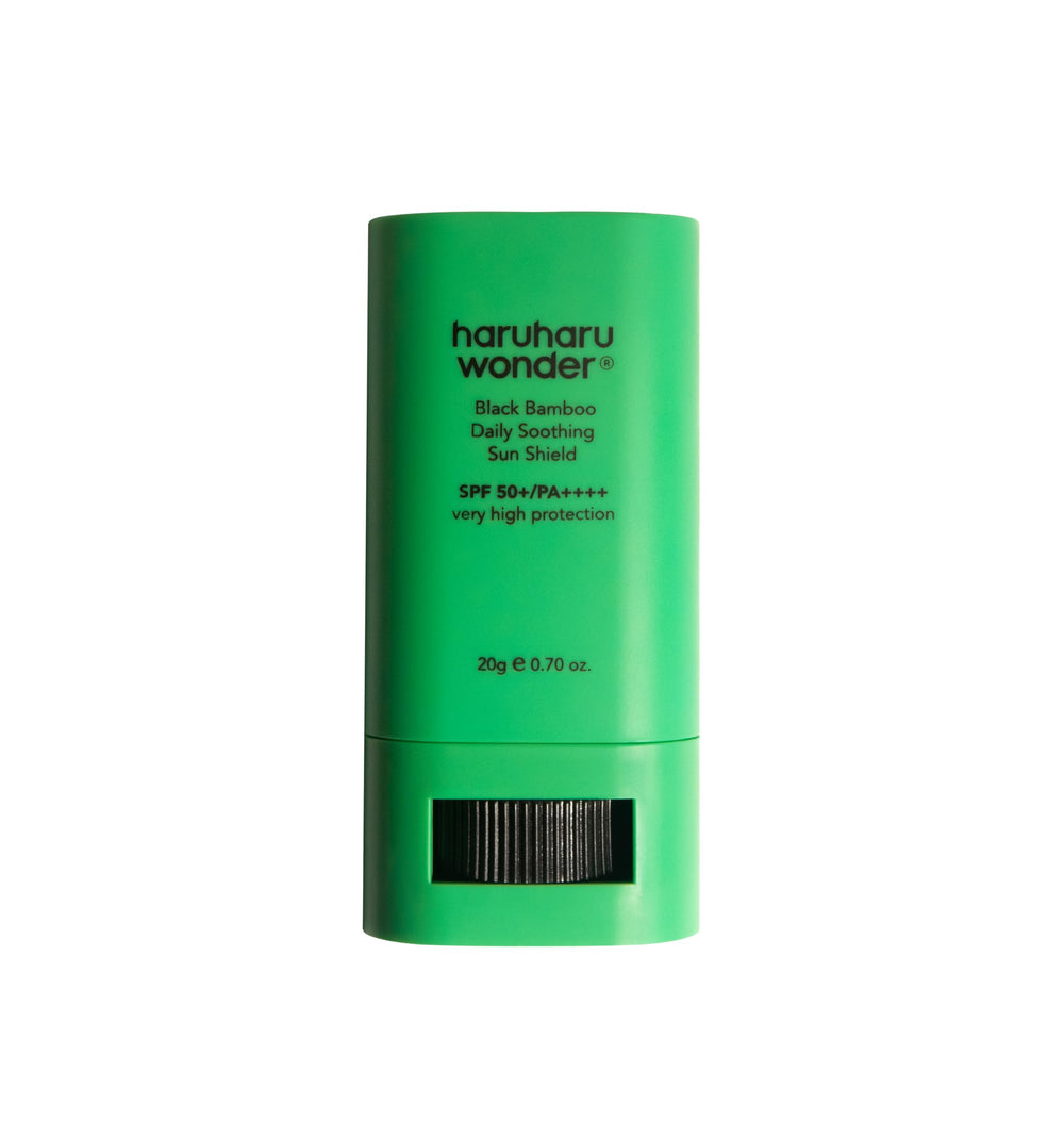 HARUHARU Wonder Stick Bambou Noir Visage – protection UV douce et efficace