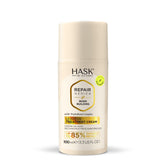 Soin sans rinçage HASK, flacon à l’huile d’argan, hydrate et démêle les cheveux.