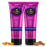 HASK Crème cheveux boucles définition légère pour des boucles souples et définies.
