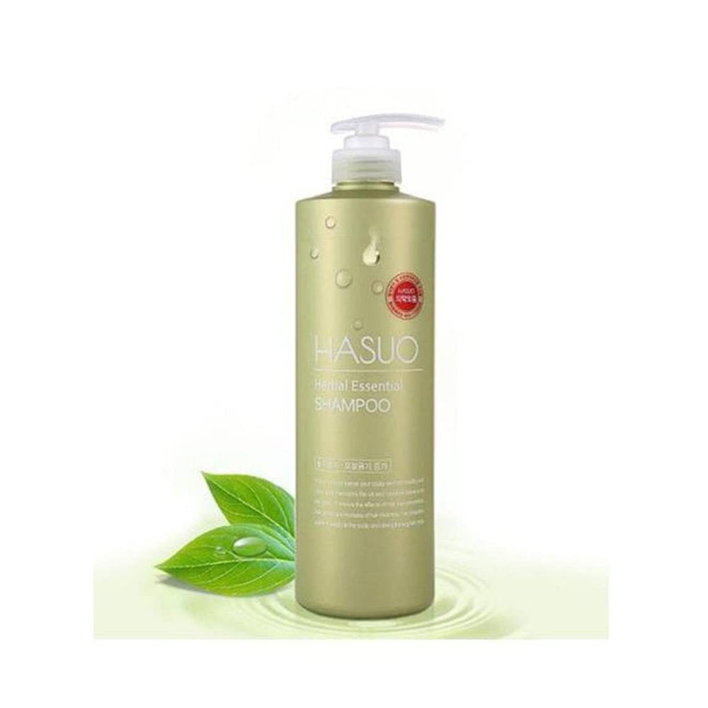 HASUO Shampoing aux herbes – Bouteille: parfum frais et utilisation facile pour démêler en douceur