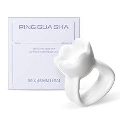 HAUA anneau Gua Sha en céramique naturelle avec glisse douce.