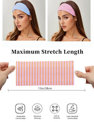 Bandeau cheveux Haujemea, elastique et flexible, maintien sûr pendant l'entraînement.