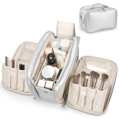 HauteHues Sac Maquillage Voyage ouverture large pour accès rapide