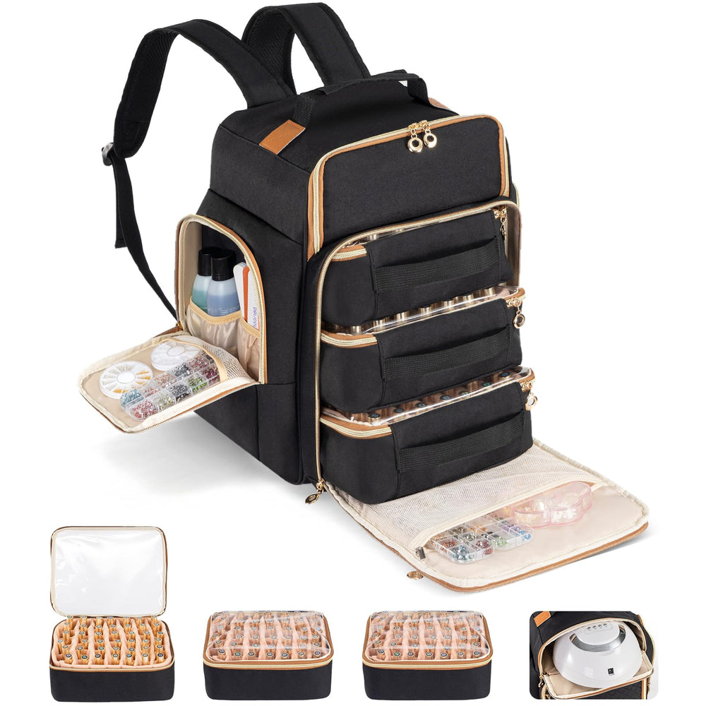 Hautton organisateur-vernis 126 bouteilles: rangement clair et accessible.