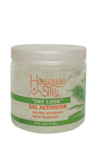 Bouteille Hawaiian Silky gel activateur look sec pour cheveux lustrés et définis.