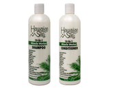 Ensemble Hawaiian Silky Miracle Worker: shampooing et après-shampoing pour démêlage facile.