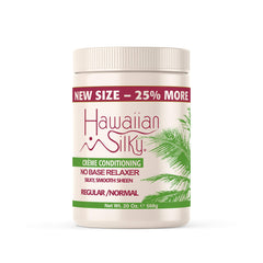 Hawaiian Silky relaxant sans lye, bouteille-20oz, facilite le lissage à domicile.