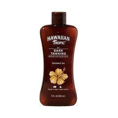 Huile Hawaiian Tropic Dark Tanning, bouteille 8oz hydratante et éclat