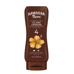Hawaiian Tropic – lotion solaire parfum coco, bronzage lumineux et hydratation.