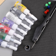 HAWINK encre tatouage 7 couleurs – palette variée pour essais créatifs.