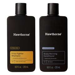 Hawthorne shampooing ultra nourrissant, bouteille ouverte, hydrate les boucles.