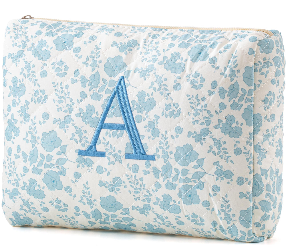 HBselect sac maquillage quilté coton grande capacite ideale pour vos essentiels beauté.