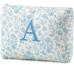 HBselect sac maquillage quilté coton grande capacite ideale pour vos essentiels beauté.