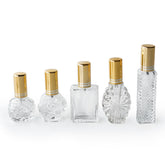 H&D Hyaline & Dora – flacon parfum verre vintage 7ml bouchon doré et spray délicat
