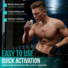 HE Products Athlete Salts – Odor menthe rafraîchissante pour concentration accrue.