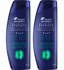 Head & Shoulders Clinical Strength Dandruff Defense - bouteille pellicules pour réduire les pellicules et apaiser les démangeaisons.