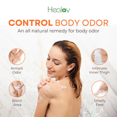Healov Persimmon savon-dermes-hydratants : peau douce et souple après la douche.