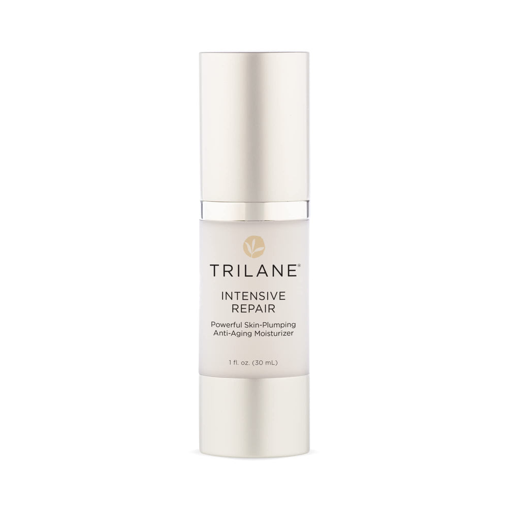 Healthy Directions Trilane Intensive Repair - bouteille montrant le flacon pour le soin quotidien.