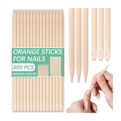 HeatPure batonnet-cuticule orange, ensemble pratique de 800 pièces pour les ongles.