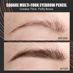 HECI BEAUTY stylo double-face pour contour précis des sourcils