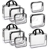 Hedume pochettes translucides grandes, rangement rapide lors du voyage.