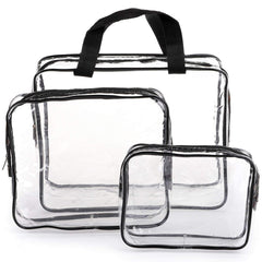 Hedume pochettes translucides moyennes, organisation pratique des cosmétiques.
