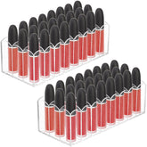 Hedume porte-gloss en acrylique avec 24 emplacements pour brillants à lèvres, rangement clair.