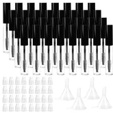 Hedume tube mascara vide 10ml avec brosse cils pour stockage pratique