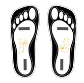 HeeStar semelles-pieds-tan-noirs emballage: protection hygiénique des pieds pendant le bronzage.