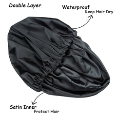 Bonnet Heerf imperméable à double couche protège les cheveux.