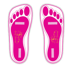 Coussinets-pieds HeeStar prêts au bronzage, protection des pieds et des sols.