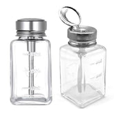 HEHIPLE bouteille pompe verre 180ml pratique pour démaquillant et lotions