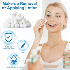 Boules coton Heigble pour demaquillage et maquillage.