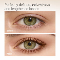 HEIMISH Dailism mascara demonstration of washable formula rinsing away with water