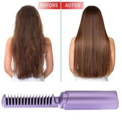 Hekisace brosse-coiffage céramique violet, plaques céramiques chaleur uniforme
