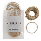 Heliums élastiques cheveux fins sable blond 2mm, tenue douce et sans traction.