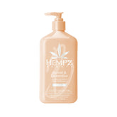 Hempz Beauty Apricot et Clementine – crème hydratante en bouteille pour hydratation légère.