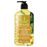 Hempz Biotin Shampoing Original, bouteille versée, cheveux hydratés et forts.